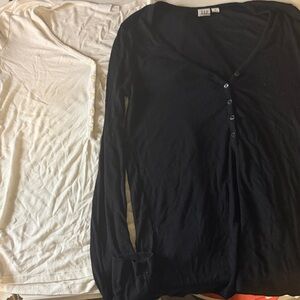 Gap Long Sleeve Ribbed Tops Bundle | EUC | Sz XS